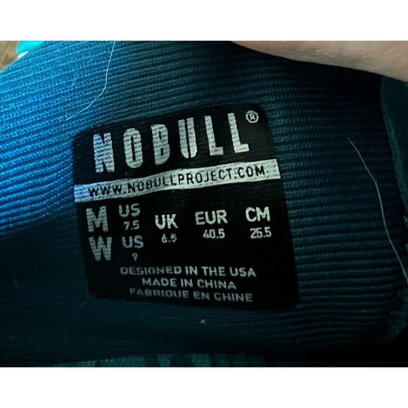 EUC NOBULL Floral Trainers women’s size 9 - Picture 5 of 5